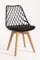 Regalos Miguel - Packs Sillas Comedor - Pack 4 Sillas Mima - Negro