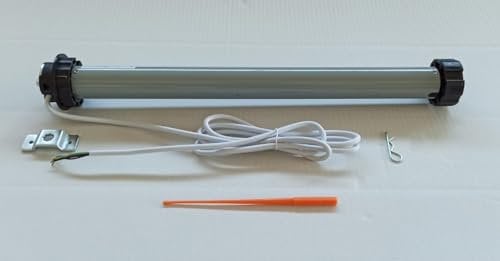 Motore per Tende da Sole Elettriche 100 kg - 50 Nm Automazione Tenda da sole Motori completi di accessori e istruzioni adattatori da 70 mm o 78 mm (Adattatore per rullo Ogiva 70 mm)