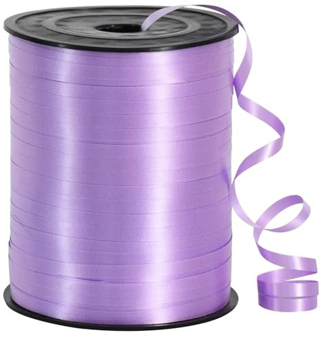 457 Meters Geschenkband Licht Lila - Lila 5mm Geschenkbänder luftballon schnur - luftballon band Luftballons Hochzeit Geschenkverpackung für Weihnachtsdeko, Geschenkverpackung, Hochzeitsdeko