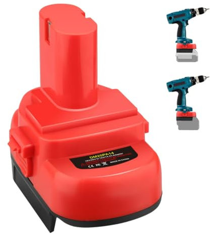 Adapter Use for Makita Ni-CD Ni-Mh Tools,for for Dewalt 20V 60V and for Milwaukee 18V M18 Lithium Battery Convert to for Makita 12V 14.4V Ni-Cd/Ni-Mh Batteries, Power for Ni-CD Cordless Power Tool