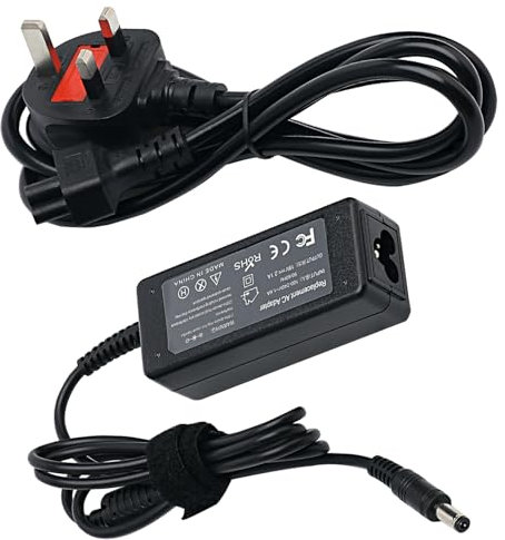 19V 2.1A Power Supply Adapter for HP Pavilion Monitor 20 21.5 22 23 23.8 25 27 IPS LED HD Display HP 22f 22y 24f 27f 27fh 24y 24fh 27fw 27w 22w 24w 32s 27xq Gaming Monitor UK Plug Charger