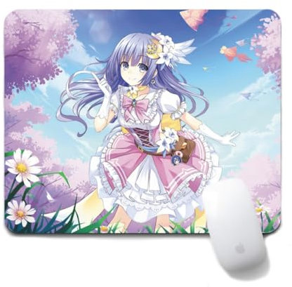 Sonsoke Anime Tokisaki Kurumi Maus Gaming-Mauspad, rutschfeste Unterseite, tragbares Mauspad für Laptop, Büro und Zuhause (Izayoi Miku)