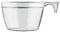 Monouso | 50 Tazas de plástico 90ml, Transparente, Café y te, Tazas cafetería, Juego de Tazas de café, Vaso reutilizable, Apto para microondas, Sin BPA