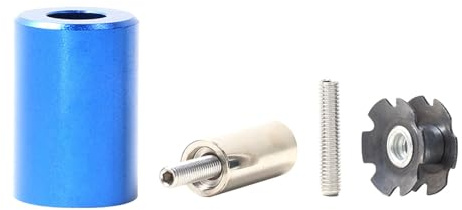 Saycker Bike Fork Star Nut Setting Installer, MTB Star Nut Tool with 1 Star Nut and 1 Spare Positioning Screw, Bike Fork Installer Headset Driver DIY Star Nut Repair Installer Tool