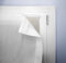 Byour3 - Kit Bastone Tenda con Strappo SU MISURA - Barra per Tende a Pannello per Vetro Tende Pacchetto Tendine Porta Finestra infisso Binario riloga Alluminio (1 Kit, Su Misura)