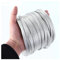 FOVAOK Cable de cobre puro apantallado de 5 m, trenzado de estaño, para protección de señales, revestimiento de metal, cinta conductora plana (cobre estañado, 20 mm – 5 m)