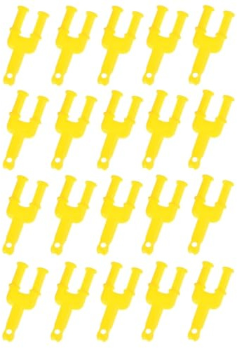 Nicear 20 PCS Acrylic Model Y Slingshot Loom Professional Tools Loom Bands Rubber Slingshot Knitting for Necklace Bracelet Random Color