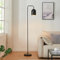lux.pro Stehlampe Barnard 1-flammig Lampe für Wohnzimmer 159 cm hoch Stehleuchte industrial Standleuchte für innen Metall Schwarz