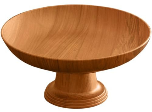 Ymxygz Wood Grain Fruit Bowl for Kitchen Banana Fruit Basket for Kitchen Graining Wood Bowl with Holder Table Decor