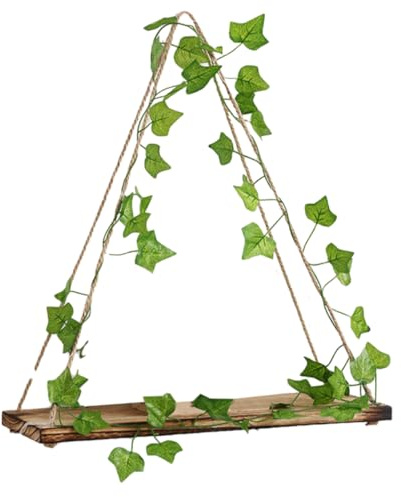 TOPPERFUN Rustic Floating Shelf Wall Decoration for Bedroom Simulated Home Adornment Boys and Girls Shelf