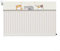 Cute Feline Themed Radiator Protector Effectively Combats Dust Accumulation While Allowing Warmth to Flow Freely (80cm)
