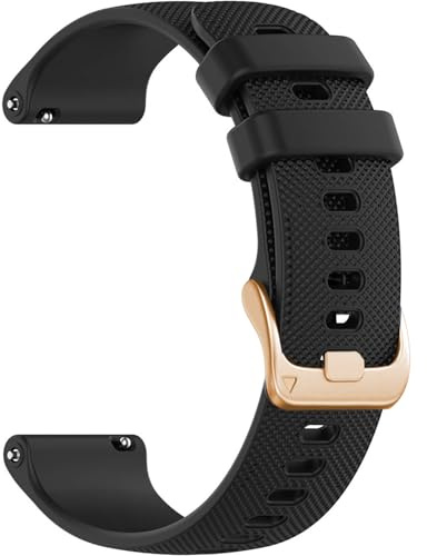 Issinlky morbido silicone Cinturino orologio per 18mm 19mm 20mm 22mm, sportivi cinturino a sgancio rapido per donna e uomo.