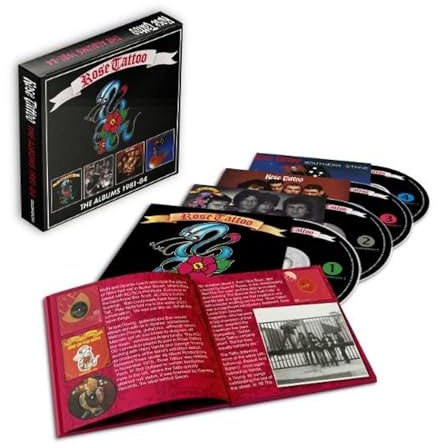 Rose Tattoo, Neues Album 2026, The Albums 1981-84, Clamshell Box mit 4 CD
