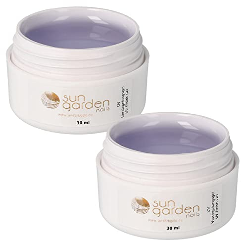 UV Versiegelungsgel Classic Line Klar - Finish UV Gel mit Gilbschutz - Top Coat - High Gloss Nagelmodellage (30 ml (2er Pack))