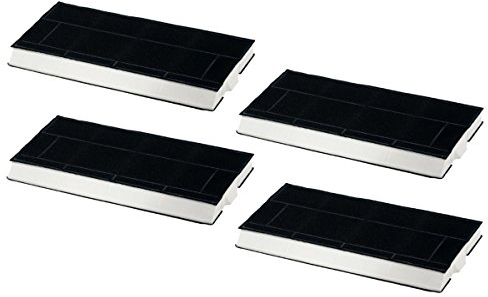 Aktivkohlefilter für Neff Z5144X1 - Ersatzfilter für Umluftbetrieb - Dunstabzugshauben-Zubehör - Super-Sparset mit 4 Stück