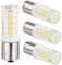 HRYSPN 4PCS Ampoule p21w led BA15S 1156 12V 24V 5 Watts Blanc Froid 6000K pour bateau, RV, Auto Voiture, extérieur Éclairage de Paysages, etc