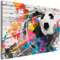 murando - Peinture par Numéros Adulte DIY 50x40 cm - Avec Cadre, Peintures Acryliques et Pinceaux - Tableau à Faire Soi-Même Loisir Créatif Maison Décoration Murale -Football n-A-0558-d-a