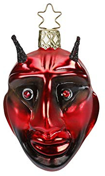 Inge-glas Christbaumschmuck-Weihnachtskugel, Krampus