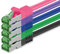 1 M Cat.7 Network Cable Pack of 5 Cat7 Patch Cable Lan Cable Ethernet RJ45 10 Gbit/s (All Internet Speeds) 5 Colors 1 Meter