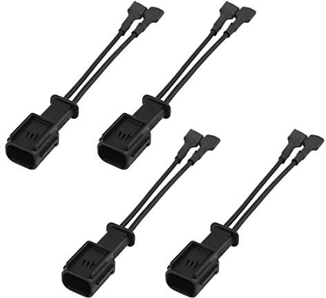 X AUTOHAUX 4pcs Speaker Wire Adapter Horn Harness Cable Connector for H onda