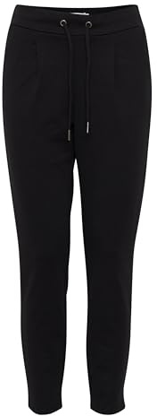 b.young Damen Hose Stoffhose 20803903, Größe:XXL, Farbe:Black (80001)