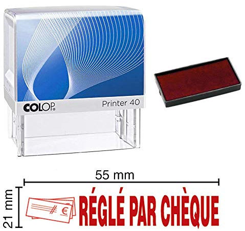 Colop Printer 40 Stempelkissen, 59 x 23 mm rot