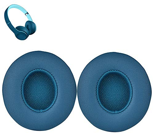 SINDERY Cuscinetti auricolari ricambio per cuffie Beats Solo 3/2, compatibili, colore: blu