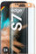 moex Full Screen Schutzglas kompatibel mit Samsung Galaxy S7 Edge - Schutzfolie randlos, ganzer Bildschirm, Curved 3D Schutzglas Folie, Clear 2x Golden
