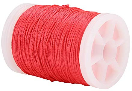 Bogenschießen-Servierfaden, 120 m Nylon-Saitenfaden Langlebiger Bogenschnur-Servierfaden für Bogensehnen-Bogenschießen-Zubehör(rot)