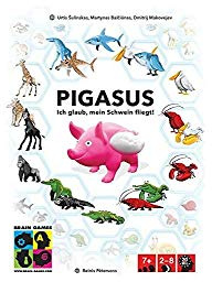 Brain Games, Pigasus, Familienspiel, Kartenspiel, 2-8 Spieler, Ab 7+ Jahren, 20+ Minuten, Deutsch