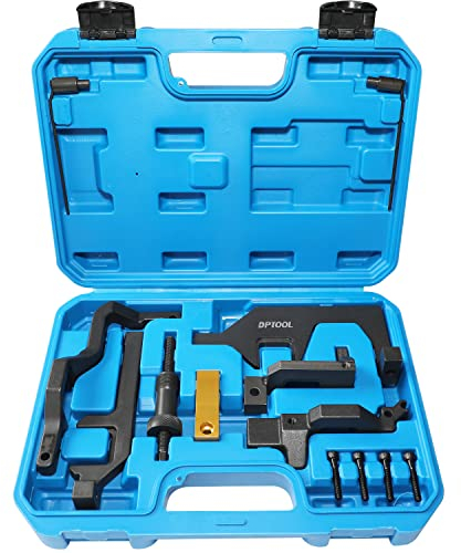 DPTOOL Nockenwellen-Ausrichtungs-Einstellwerkzeug-Set, kompatibel mit BMW Mini Cooper R55 R56 R57 R60 N12 N13 N14 N16 N18 1.4 1.6 Motor-Einstellwerkzeug 117440, 119590