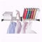 Hershii Expandable Closet Tension Shelf Rod Adjustable Metal Storage Rack Cabinet Organizer DIY Divider Separator Shelves for Wardrobe Cupboard Kitchen Bathroom, Black, 19.69-31.5inches