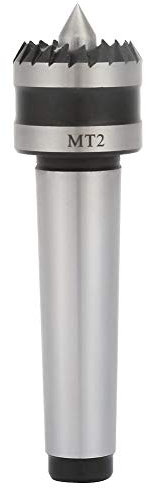 Wood Lathe Drive Center Turning Tool,Heavy Duty Metal Live Bearing Tailstock Center,for Wood Turning Tool(MT2)