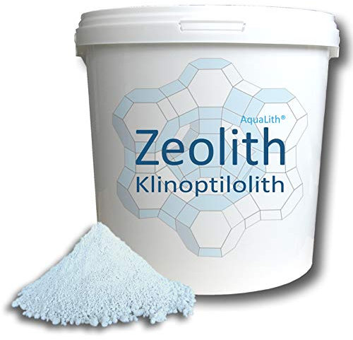 AquaLith® Zeolith Pulver Klinoptilolith 0-200µm rein ohne Zusätze 8000g Eimer