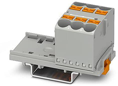 Phoenix Contact Verteilerblock 6-polig, 22 → 6 AWG, 90A / 800 V, Polyamid, IP20, Packung a 10 Stück