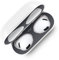 elago Staubschutz Kompatibel mit AirPods 3 Hülle, Staubdichter Metallic-Aufkleber, Ultraschlanke Folie, Luxuriös Aussehendes Beenden, Schutz vor Eisen und Metallspänen (1 Set) (Dunkelgrau)