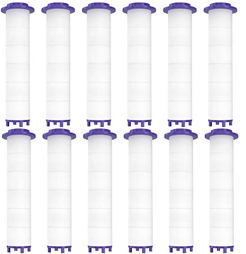 Handheld Turbo Fan High Pressure Vortex Shower Head Filter Set of 10
