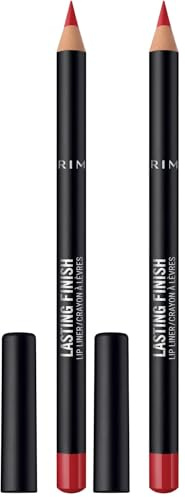 Rimmel Lasting Finish 8HR Lip Liner, Red Dynamite, Highly Pigmented Formula, Long-Wearing Creamy Colour, Precise Application and Seamless Blend, For Big & Plump Lips, Vegan & Cruelty Free, 1.2g
