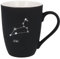 Spruchreif | Soft-Touch Tasse Schwarz Löwe – Beidseitig gravierte Tasse mit Sternzeichen-Motiv | Persönliches Geschenk für Löwe-Geborene