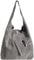 Modarno Umhängetasche Damen Wildleder Clutch Umhängetasche Shopper Damen Echt Leder, grau