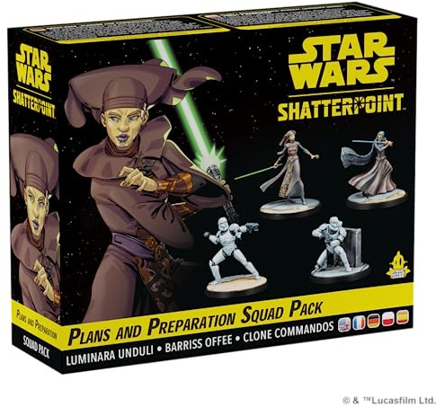 Atomic Mass Games | Star Wars Shatterpoint: Plans and Preparation | Squad Pack | Tabletop Miniatures Game | Ages 14+ | 2 Players | 90 Minutes Playing Time