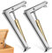 200N 2PCS Box Hinges Soft Close, Soft Close Hinges for Toy Box, Soft Close Cabinet Hinges and Slow Closing Lid Support Hinge (2, More Large)