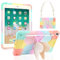 DreamerX Funda para niños para iPad 9.7 2018/2017/iPad Air 2/Pro 9.7 - Funda a prueba de golpes con soporte para correa para el hombro, soporte para lápiz para iPad de 9.7 pulgadas 2018 (6ª