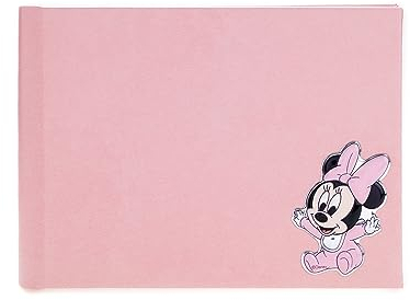 VALENTI & CO. Disney Baby - Minnie - Fotoalbum für Mädchen, Geschenkidee für Taufe, Geburt oder Geburtstag Mädchen