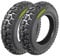 2 Reifen 3.50-10 kompatibel mit Vespa PX 125 Primavera 150 200 Reifen 6PR Cross Tubeless X APE Piaggio