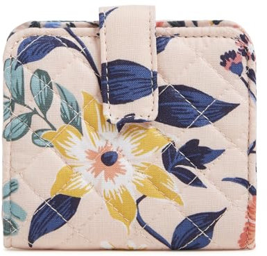 Verabradley Finley Damengeldbörse aus Baumwolle mit RFID-Schutz, Paradise Coral, Einheitsgröße