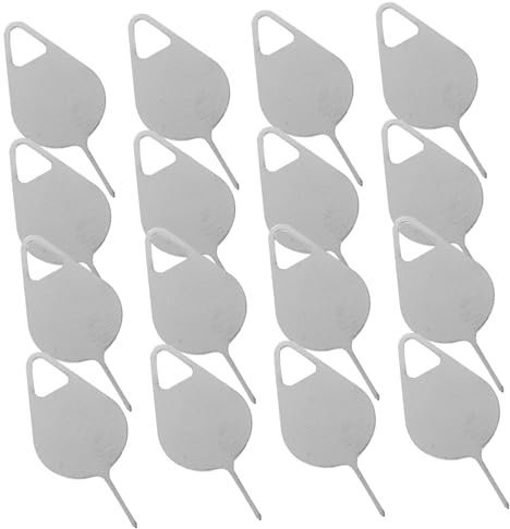 Housoutil Universal-SIM-Karten-Tool 100-teiliges Paket Metall-auswurfstift Entferner Tragbar für Mobiltelefone