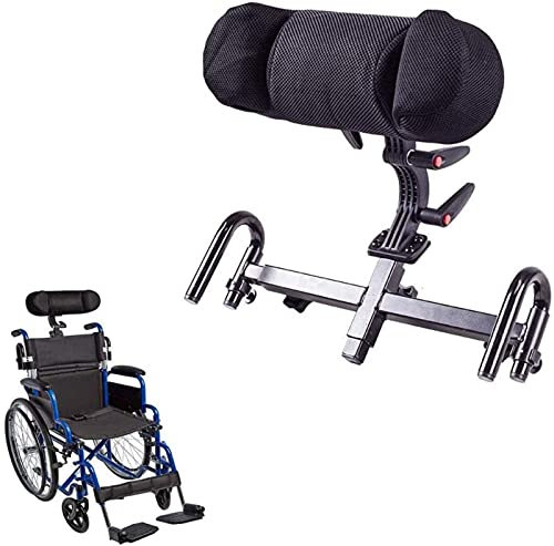 LeGDOr Nackenkissen – Kopfstützenkissen, universelle Rollstuhl-Kopfstütze – verstellbare Nackenstütze für Rollstuhl, mobiles Töpfchen und Reisestuhl