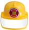 BESTonZON Schutzhelm Spielzeug Feuerwehr-rollenspielset Konstruktionsspielzeug Stellen Sie Sich Einen Schutzhelm-spielzeug Feuerwehrmann Verkleiden Sich Feuerwehrhelm Kind Puzzle Zubehör