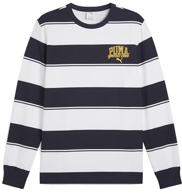 PUMA Herren Class Striped AOP Crew Tr Crew-Sweatshirts (1er Pack)